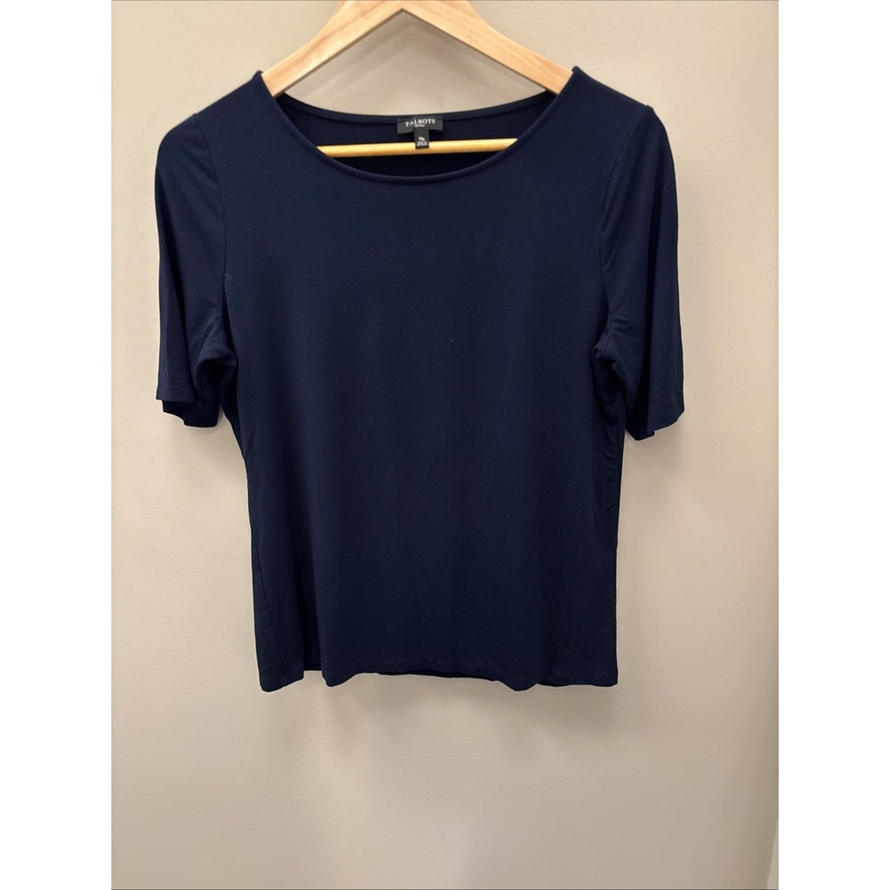 Talbots Women's Pullover Top Medium Petite Stretch